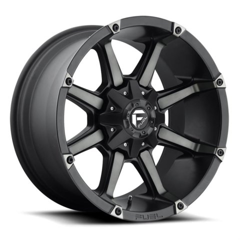 Fuel Off-Road Coupler D556 Matte Black Wheels with Machined DDT Face 20x10 Wheel, Coupler, 20 x 10, Aluminum, Black, Tinted Face, 6 x 135mm Bolt Pattern, -18mm Offset, 4.790 in. Backspace, Each