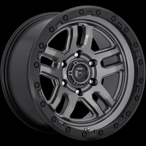 Fuel Off-Road Ammo D701 Anthracite Wheels with Black Ring 20x9 WHEEL, 20X9 6X4.5 MT-GNMTL-BBR 01MM