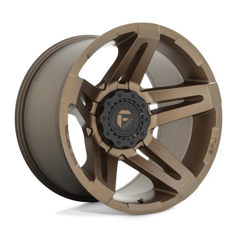 Fuel Off-Road SFJ D765 Matte Bronze Wheels 20x9 Wheel, D765, 20 x 9, Aluminum, Bronze, 5 x 127mm/139.7mm Bolt Pattern, +1mm Offset, 5.040 in. Backspace, Each
