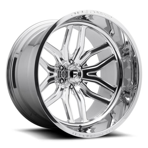Fuel Off-Road FFC66 Gloss Black Wheels with Milled Accents 22x12 Wheels, FFC66, 22 x 12, Aluminum, Black, Accents, 8 x 170mm Bolt Pattern, -51mm Offset, 4.490 in. Backspace, Each