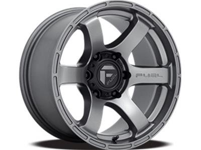 Fuel Off-Road Rush D819 Textured Anthracite Wheels 17x9 Wheels, D819, Aluminum, Finish, 17 in. x 9 in., 6 x 114.30mm/4.5 in. Bolt Circle, 5.04 in. Backspace, Each