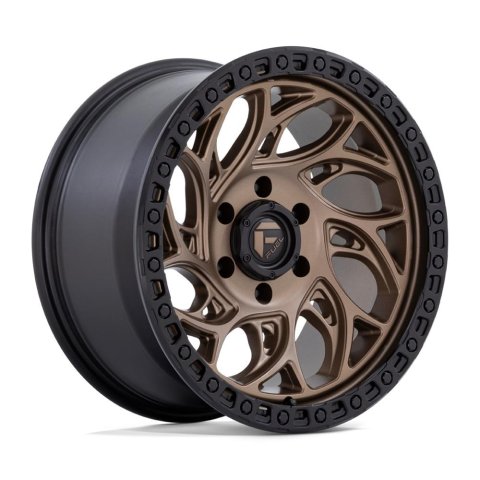 Fuel Off-Road Runner OR D841 Matte Bronze Wheels with Black Ring 20x9 Wheels, D841, Aluminum, Finish, Beadlock Ring, 20 in. x 9 in., 5 x 127mm/5 in. Bolt Circle, 5.79 in. Backspace, Each