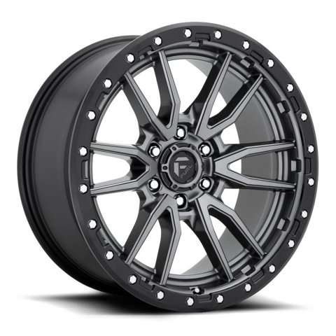Fuel Off-Road Rebel D680 Matte Anthracite Wheels with Black Ring 20x10 Wheels, D680, 20 x 10, Aluminum, Anthracite, Ring, 6 x 139.7mm Bolt Pattern, -18mm Offset, 4.790 in. Backspace, Each