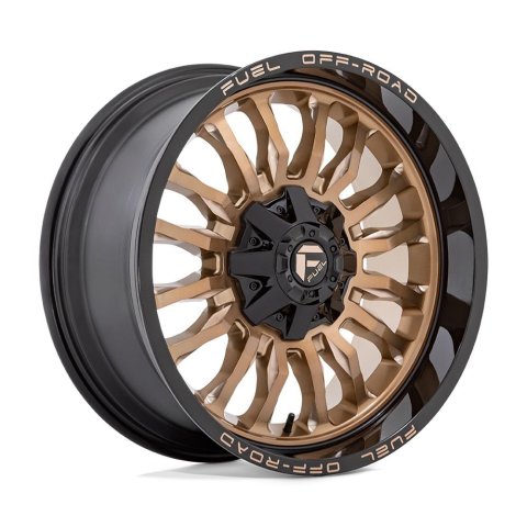 Fuel Off-Road ARC D797 Platinum Bronze Wheels with Gloss Black Lip 20x9 20X9 5X5.0/135 BRNZ BLK-LP 01MM