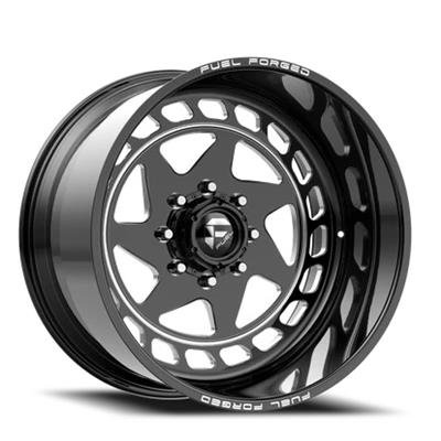 Fuel Off-Road Zillion FF117 Gloss Black Wheels with Milled Accents 22x12 Wheel, FF117, 22 x 12, Aluminum, Finish, Accents, 5 x 150mm Bolt Pattern, -40mm Offset, 4.93 in. Backspace, Left Side, Each