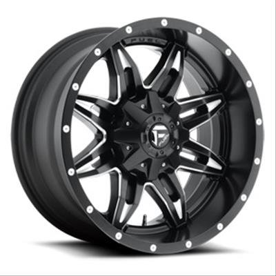 Fuel Off-Road Lethal D567 Matte Black with Milled Accents Wheels 15x10 Wheel, D567, Aluminum, Black, 15 in. x 10 in., 5 x 4.50/4.75 in. Bolt Circle, 3.75 in. Back Space