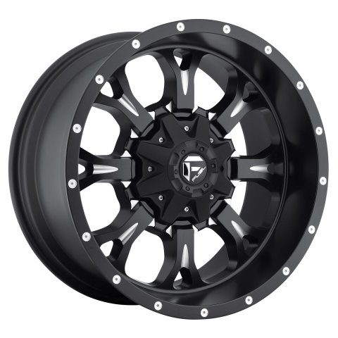 Fuel Off-Road Krank D517 Series Matte Black with Milled Accents Wheels 20x10 Wheels, Krank, 5x150 NB 5.00/-12 110.3, NB -BLK MIL