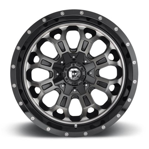 Fuel Off-Road Crush D561 Machined Wheels 20x10 Wheel, Crush, 20 x 10, Aluminum, Machined, 6 x 135mm Bolt Pattern, -19mm Offset, 4.750 in. Backspace, Each