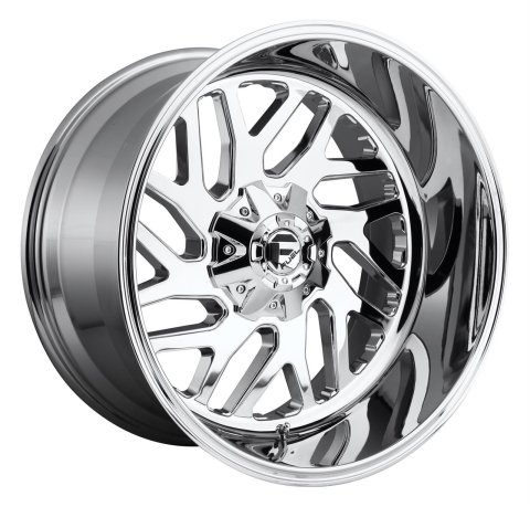 Fuel Off-Road Triton D609 Series Chrome Wheels 26x12 Wheel, Triton, 26 x 12, Aluminum, Chrome, 8 x 170mm Bolt Pattern, -44mm Offset, 4.770 in. Backspace, Each