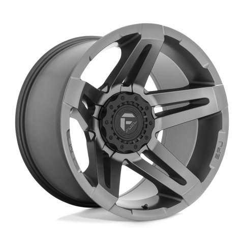 Fuel Off-Road SFJ D764 Matte Gunmetal Wheels 20x10 Wheel, D764, 20 x 10, Aluminum, Gunmetal, 6 x 135mm/139.7mm Bolt Pattern, -18mm Offset, 4.790 in. Backspace, Each