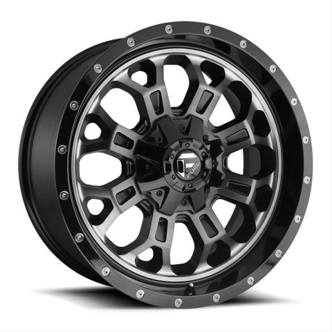 Fuel Off-Road Crush D561 Machined Wheels 18x9 Wheel, Crush, 18 x 9, Aluminum, Machined, 6 x 135mm Bolt Pattern, +19mm Offset, 5.750 in. Backspace, Each