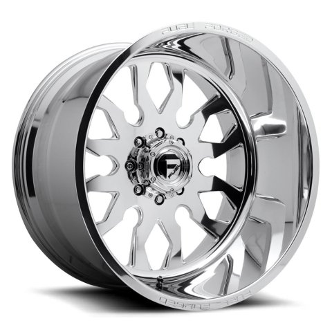 Fuel Off-Road FF37 Polished Wheels 22x10 Wheels, FF37, 22 x 10, Aluminum, Polished, 6 x 139.7mm Bolt Pattern, -25mm Offset, 4.520 in. Backspace, Each