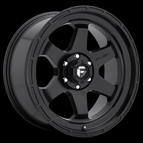 Fuel Off-Road Shok D664 Matte Black Wheels 16x7 WHEEL, 16X7 5X160 MT-BLK 42MM
