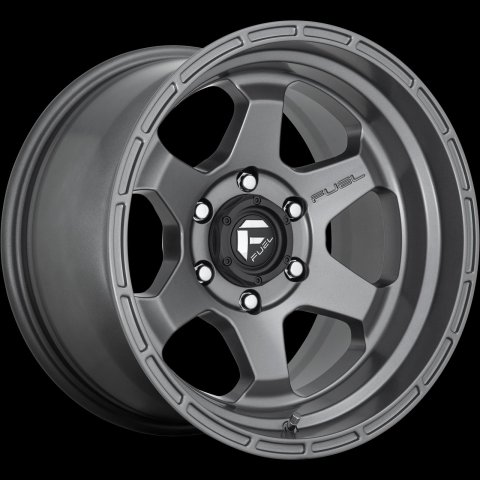 Fuel Off-Road Shok D665 Matte Anthracite Wheels 16x7 WHEEL, 16X7 5X160 MT-GNMTL 42MM