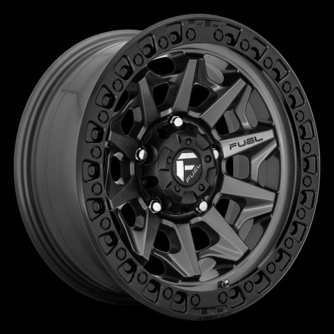 Fuel Off-Road Covert D716 Matte Gunmetal Wheels with Black Ring 20x9 WHEEL, 20X9 5X120 MT-GNMTL-BBR 22MM