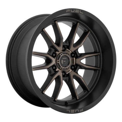 Fuel Off-Road Clash 6 D762 Matte Black with Dark Tint Wheels 18x9 WHEEL, 18X9 6X5.5 MT-BLK-DDT -12MM