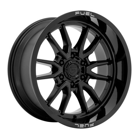 Fuel Off-Road Clash 6 D760 Gloss Black Wheels 20x9 20X9 8X6.5 G-BLK 01MM