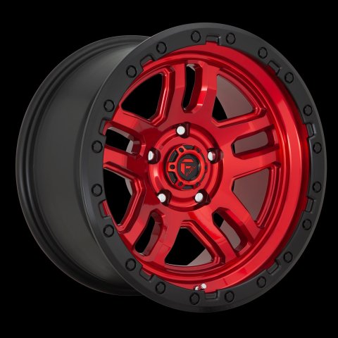 Fuel Off-Road Ammo D732 Candy Red Wheels with Black Ring 20x9 WHEEL, 20X9 6X4.5 GL-RED-BBR 01MM