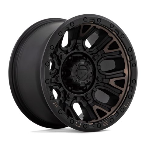 Fuel Off-Road Traction D824 Matte Black Wheels with Dark Tint Coat 17x9 17X9 5X5.0 M-BLK-DDT -12MM