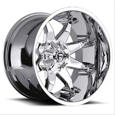 Fuel Off-Road Octane D508 Series Chrome Wheels 20x12 Wheel, Series, Aluminum, Chrome, 20 x 12.0 in., 8 x 6.50 in. Bolt Circle, 4.750 in. Backspace