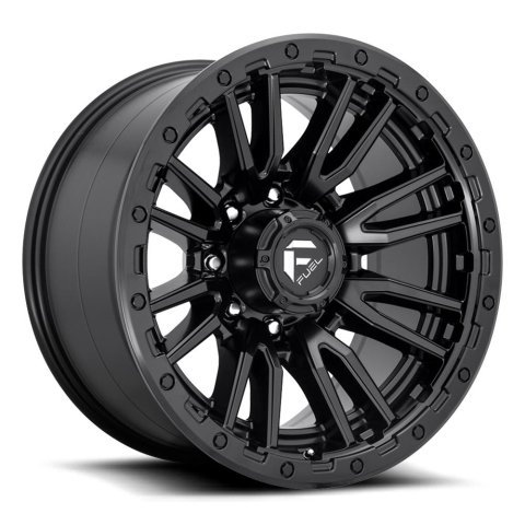Fuel Off-Road Rebel D679 Matte Black Wheels 20x9 Wheels, D679, 20 x 9, Aluminum, Black, 6 x 139.7mm Bolt Pattern, +1mm Offset, 5.040 in. Backspace, Each