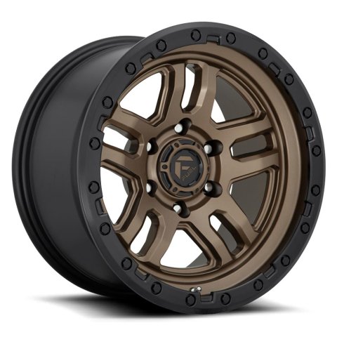 Fuel Off-Road Ammo D702 Matte Bronze Wheels with Black Ring 20x9 AMMO 6x139.70 MATTE BRONZE BLACK BEAD RING (20 mm)