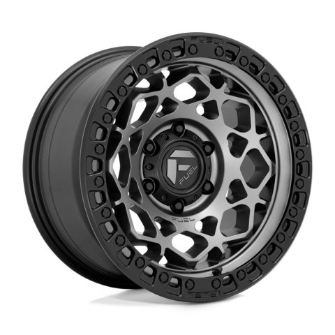 Fuel Off-Road Unit D784 Matte Anthracite with Black Ring Wheels 17x9 WHEEL, 17X9 6X5.5 GMTL M-BLK-RING 01MM