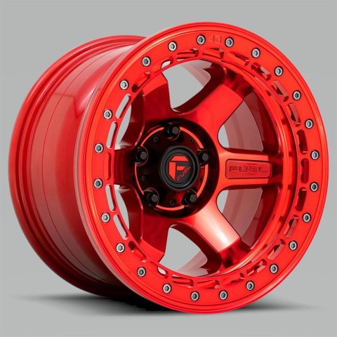 Fuel Off-Road Block D123 Candy Red Beadlock Wheels 17x9 BLOCK BL 17X9 6X135 87.1 QL -15MM
