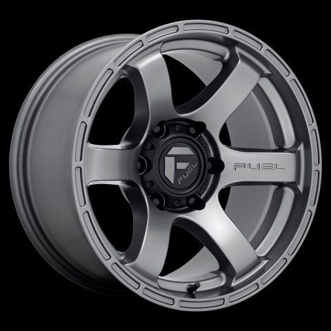 Fuel Off-Road Rush D767 Matte Gunmetal Wheels 17x9 WHEEL, 17X9 6X4.5 MT-GNMTL 01MM