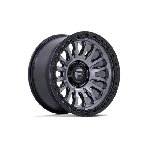 Fuel Off-Road Rincon FC857 Matte Gunmetal Wheels with Black Ring 17x9 Wheels, FC857, Aluminum, Finish, Simulated Beadlock, 17 in. x 9 in., 5 x 127mm/5 in. Bolt Circle, 4.53 in. Backspace, Each