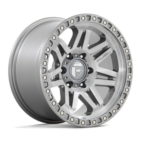 Fuel Off-Road Syndicate D812 Platinum Wheels 17x9 Wheels, D812, Aluminum, Finish, 17 in. x 9 in., 6 x 139.70mm/5.5 in. Bolt Circle, 4.53 in. Backspace, Each