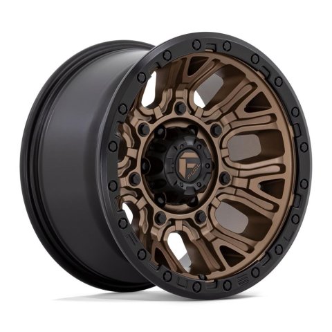 Fuel Off-Road Traction D826 Matte Bronze Wheels with Black Rings 20x10 20X10 8X6.5 M-BRZ BLK-RG -18MM