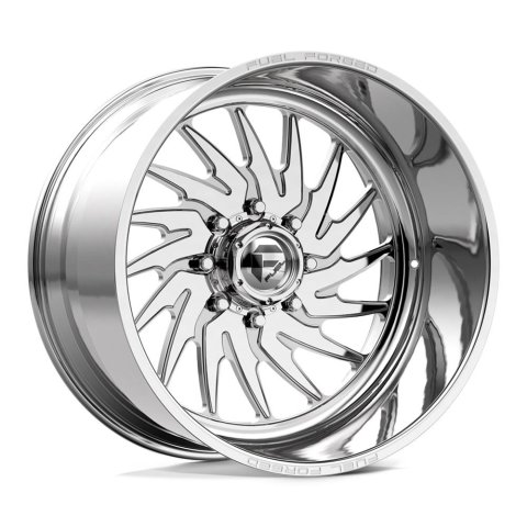 Fuel Off-Road Shank FF110 Polished Wheels 26x12 Wheels, FF110, 26 x 12, Aluminum, Finish, 8 x 165.1mm/6.5 in. Bolt Pattern, -40mm Offset, 4.93 in. Backspace, Left Side, Each