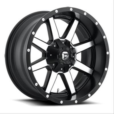 Fuel Off-Road Maverick D537 Series Matte Black with Machined Face Wheels 20x9 Wheel, D537, Aluminum, Black, 20 in. x 9.0 in, 8 x 5.50 in/135mm Bolt Circle, 5.0 in. Backspace