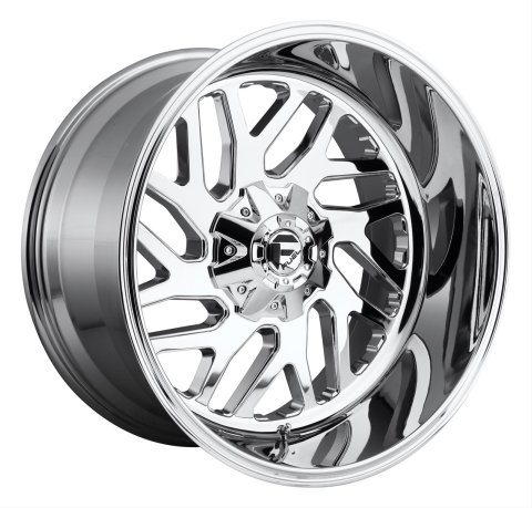 Fuel Off-Road Triton D609 Series Chrome Wheels 20x12 Wheels, Chrome, 20 in. x 12.0 in., Aluminum, Chrome, 5 x 150mm/5.5 in. Bolt Circle, 4.750 in. Backspacing, Each