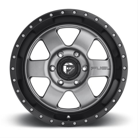 Fuel Off-Road Podium D619 Series Anthracite Gray Wheels with Black Lip 18x9 Wheels, Podium, 5x150 GD 5.75 20 110.3, GD -Matte GUN