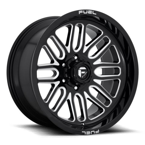 Fuel Off-Road Ignite D662 Gloss Black Wheels with Milled Accents 20x9 Wheel, D662, 20 x 9, Aluminum, Black, Accent, 6 x 139.7mm Bolt Pattern, +19mm Offset, 5.750 in. Backspace, Each