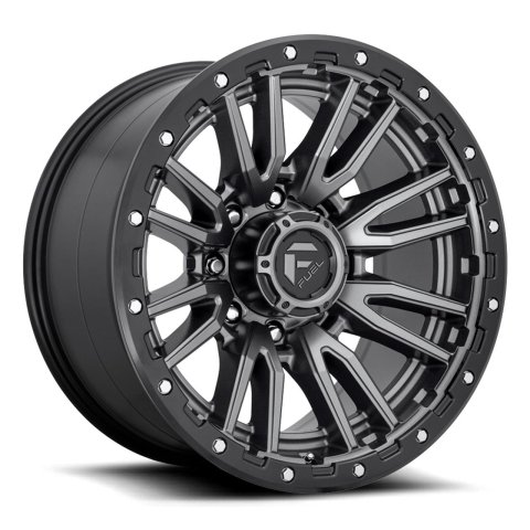 Fuel Off-Road Rebel D680 Matte Anthracite Wheels with Black Ring 22x9 Wheels, D680, Aluminum, Finish, 22 in. x 9 in., 6 x 139.70mm/5.5 in. Bolt Circle, 5.79 in. Backspace, Each