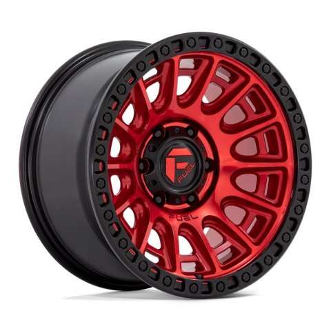 Fuel Off-Road Cycle D834 Candy Red Wheels with Black Ring 17x9 17X9 5X5.0 C-RED-BLK-RG -12MM