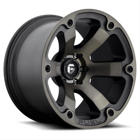 Fuel Off-Road Beast D564 Series Matte Black with Machined DDT Face Wheels 20x9 Wheel, D564, Aluminum, Black, 20 in. x 9.0 in., 6 x 5.50 in. Bolt Circle, 5.750 in. Backspace, Each