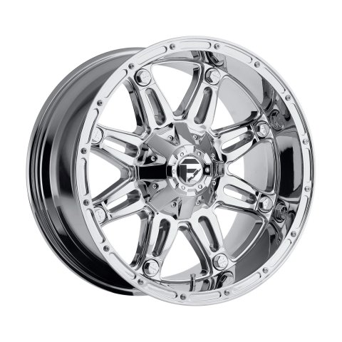 Fuel Off-Road Hostage D530 Series Chrome Wheels 18x9 Wheel, Hostage, 18 x 9, Aluminum, Chrome, 6 x 120mm Bolt Pattern, +19mm Offset, 5.750 in. Backspace, Each
