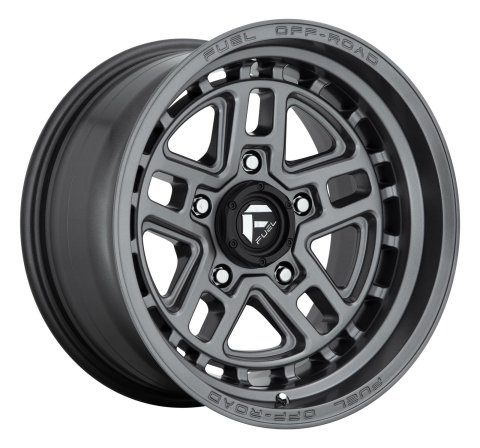 Fuel Off-Road Nitro 6 D668 Matte Anthracite Wheels 17x9 Wheels, D667, 17 x 9, Aluminum, Anthracite, 5 x 127mm Bolt Pattern, -12mm Offset, 4.530 in. Backspace, Each