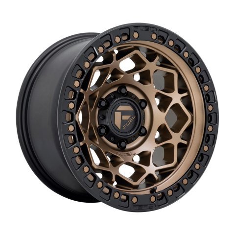 Fuel Off-Road Unit D785 Matte Bronze/Black Ring Wheels 17x9 WHEEL, 17X9 6X4.5 BRZ M-BLK-RING 01MM