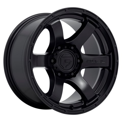 Fuel Off-Road Rush D766 Satin Black Wheels 18x9 18X9 6X5.5 S-BLK -12MM