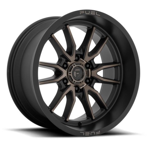 Fuel Off-Road Clash 6 D762 Matte Black with Dark Tint Wheels 22x10 CLASH 22X10 6X5.5 106.1 MBT -18MM