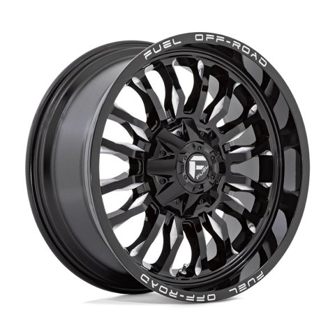 Fuel Off-Road ARC D795 Gloss Black Wheels with Milled Accents 20x9 20X9 8X6.5 G-BLK-MILL 01MM