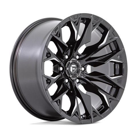 Fuel Off-Road Flame D803 Gloss Black Wheels with Milled Accents 20x9 20X9 6X135 G-BLK-MILL 20MM