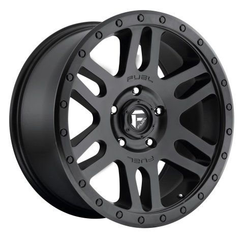 Fuel Off-Road Recoil D584 Series Matte Black Wheels 18x9 Wheels, Recoil, 6x5.5 BD 5.00/01 108, BD -Matte BLK