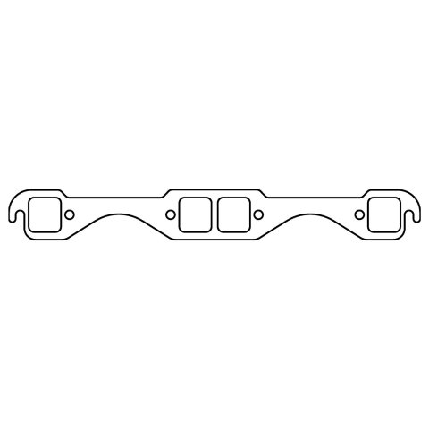 Cometic Header and Exhaust Manifold Gaskets C15189-030 Chevrolet Gen-1 Small Block V8 .030" MLS Gasket Set, 1.550" x 1.450" Square Ports