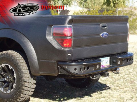 ADD Offroad Venom Bumpers R012231280103 Bumper, Venom, Fabricated, Steel, Black Textured Powdercoated, Ford, Rear, Each